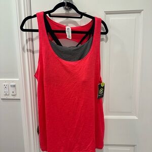 Champion Pink and Gray Sleeveless Tank Top